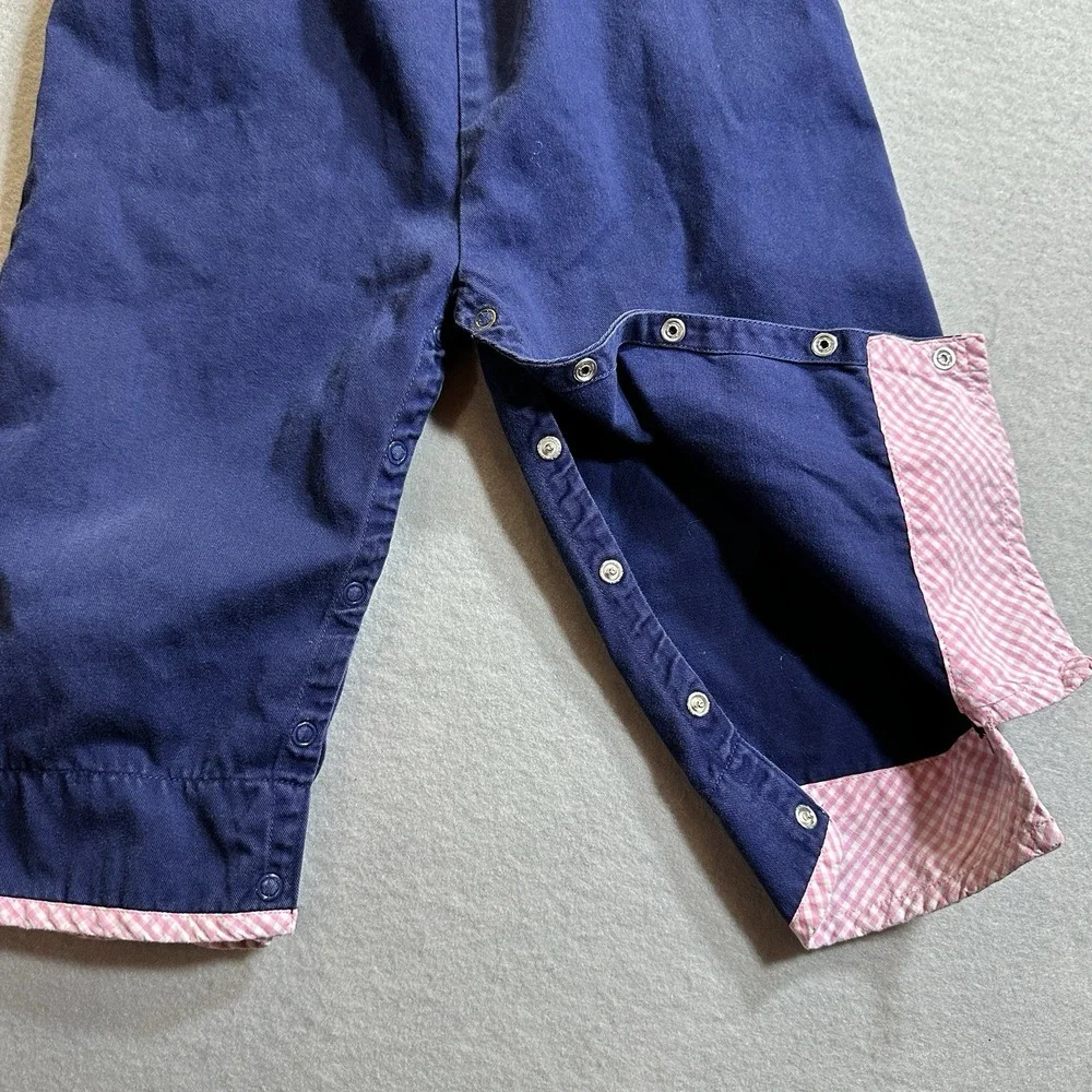 Vintage Gymboree Flower‎ Power Embroidered Overalls Girls 18-24 Month Cottage
